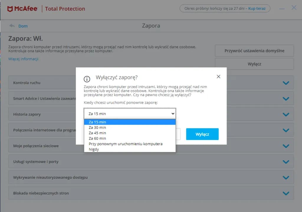 Jak wyłączyć antywirusa McAfee i uniknąć zagrożeń dla systemu